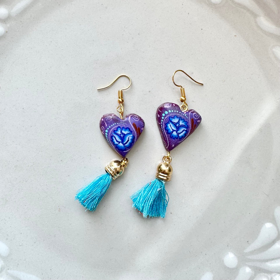 Sacred Heart Alebrije Earrings