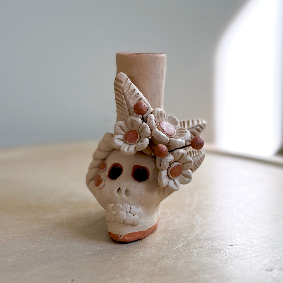 Small Calaverita Candle Holders