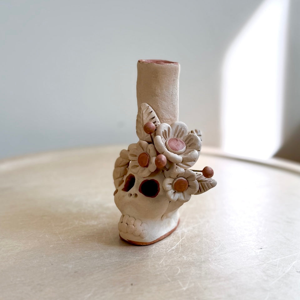 Small Calaverita Candle Holders