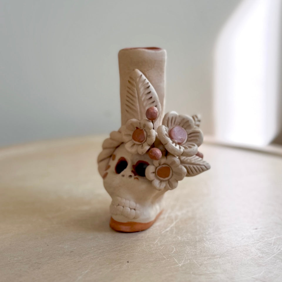 Small Calaverita Candle Holders