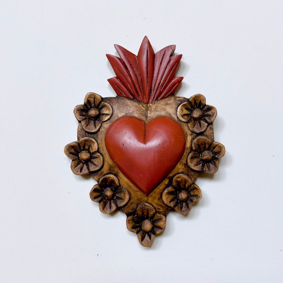 Floral Sacred Hearts