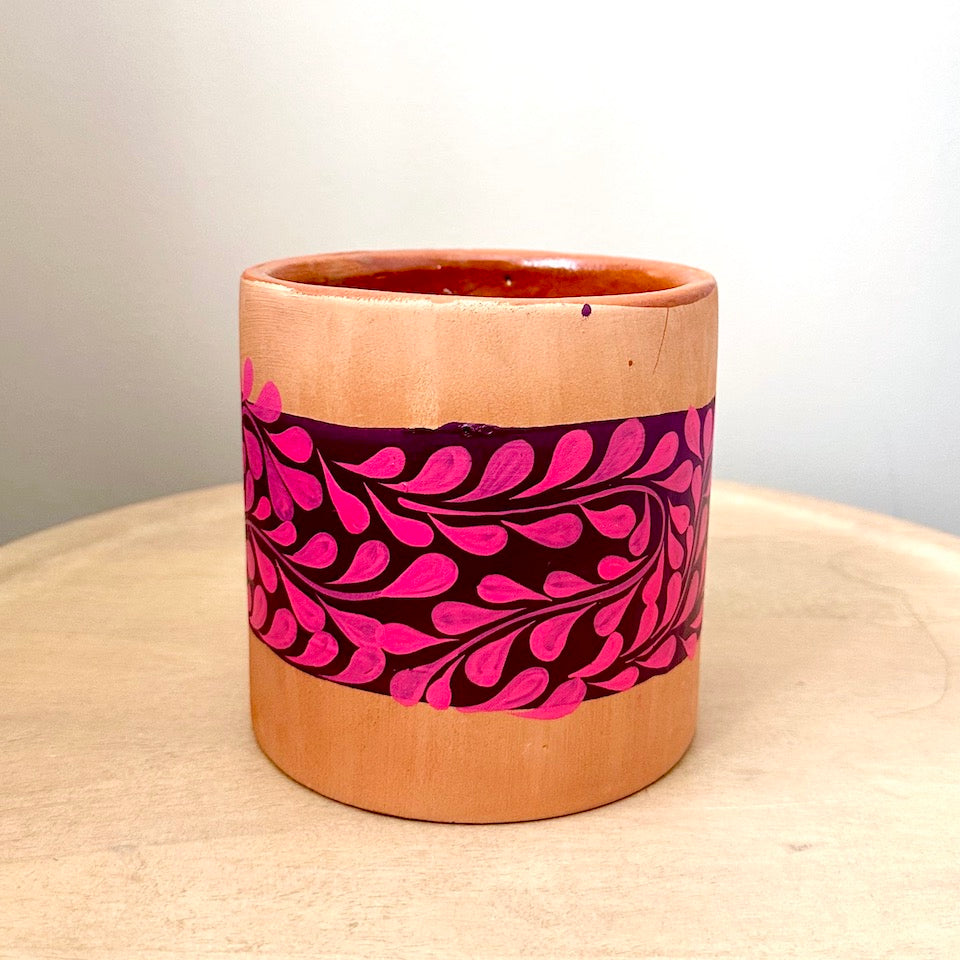 Colorful Hand-Painted Planters