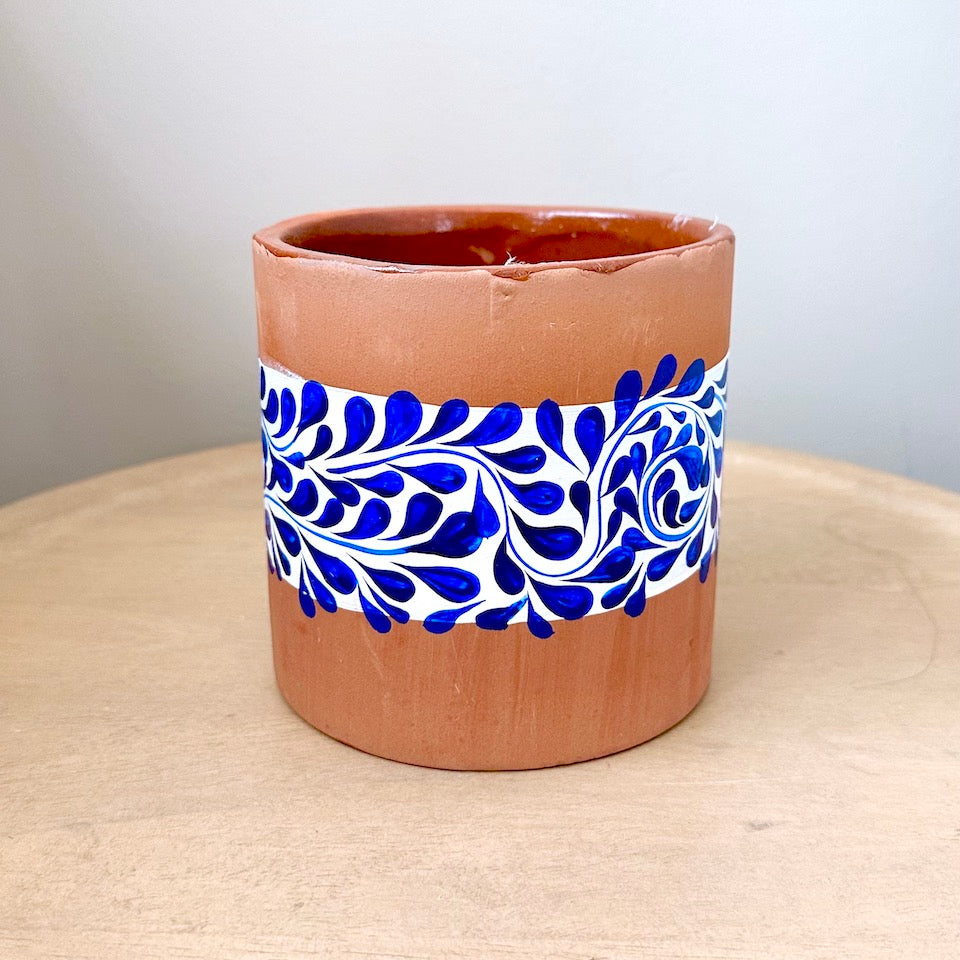 Colorful Hand-Painted Planters