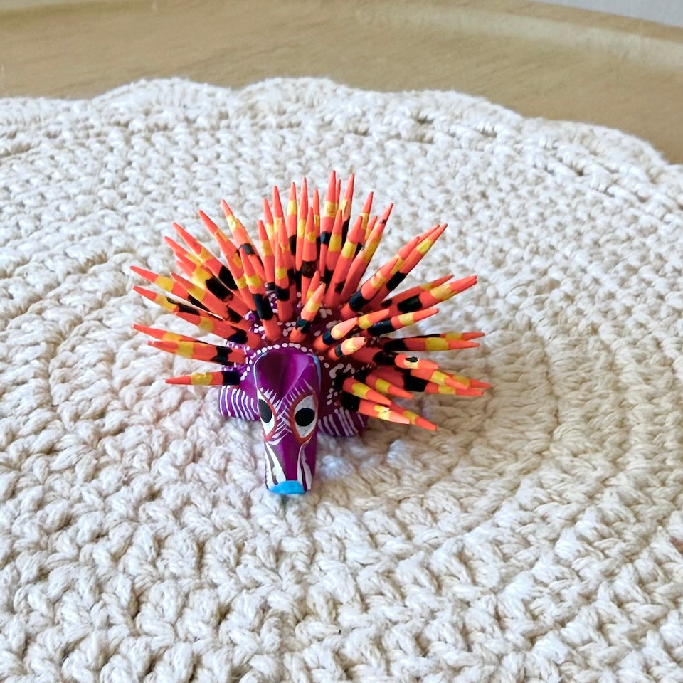 Mini Prickly Porcupine Alebrije