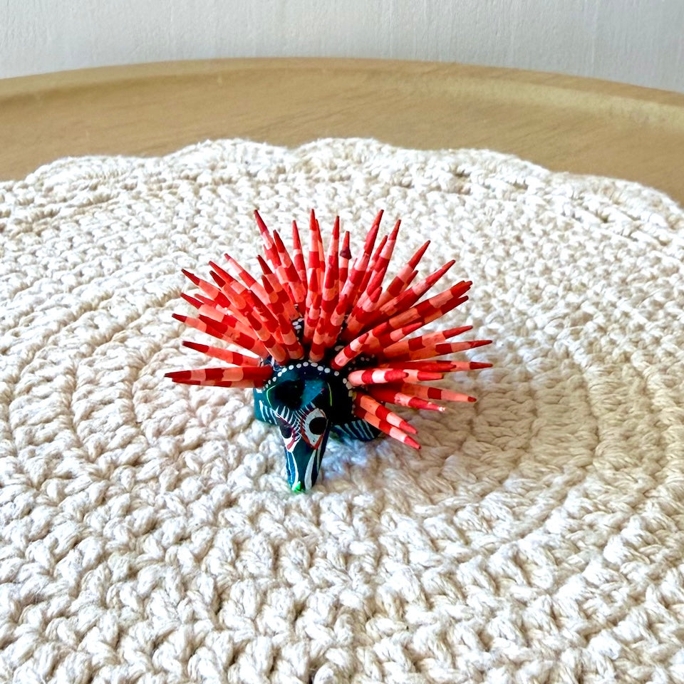 Mini Prickly Porcupine Alebrije