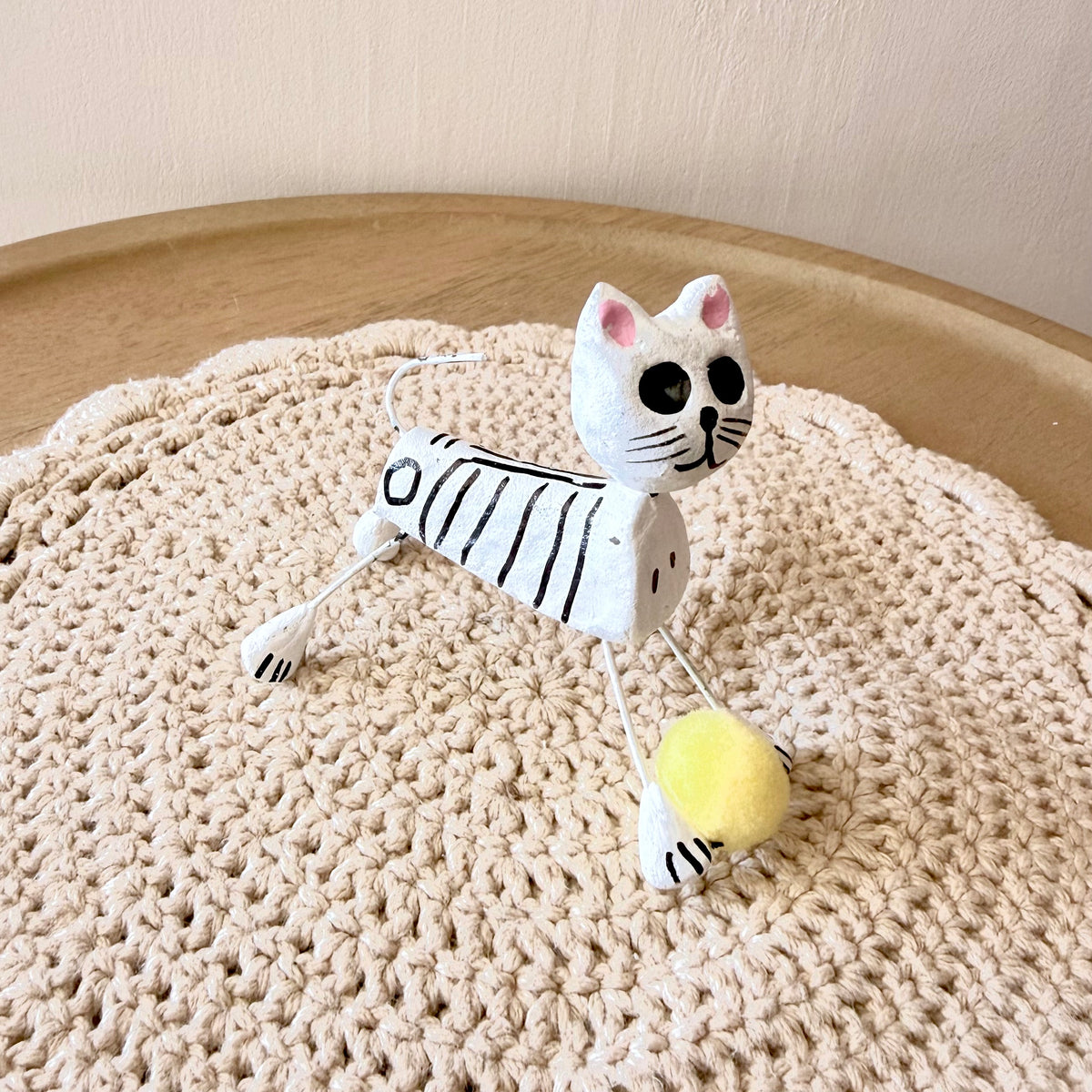 Small Clay Skeleton Cats