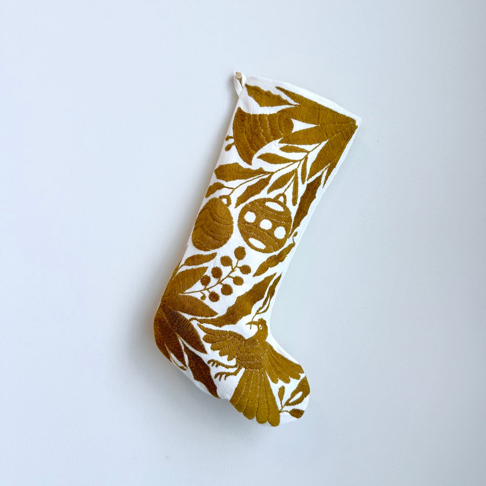 Gold Otomi Holiday Stockings