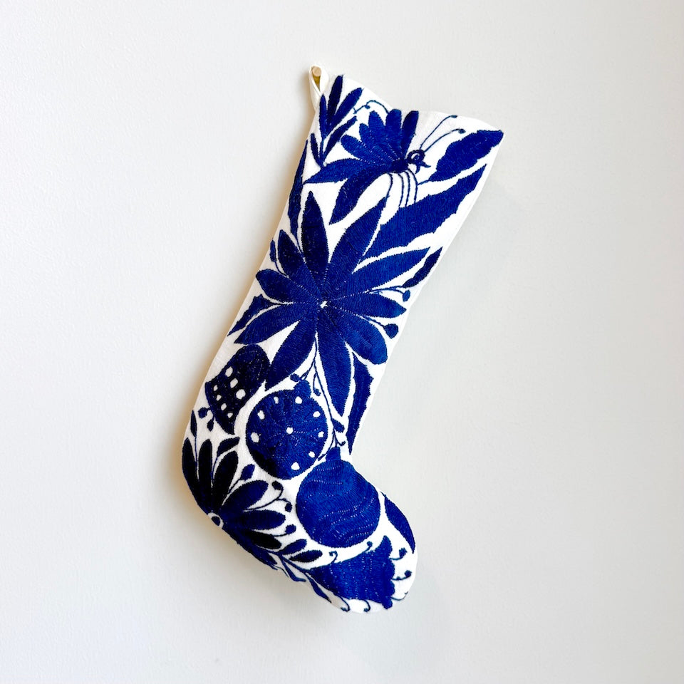Royal Blue Otomi Holiday Stockings