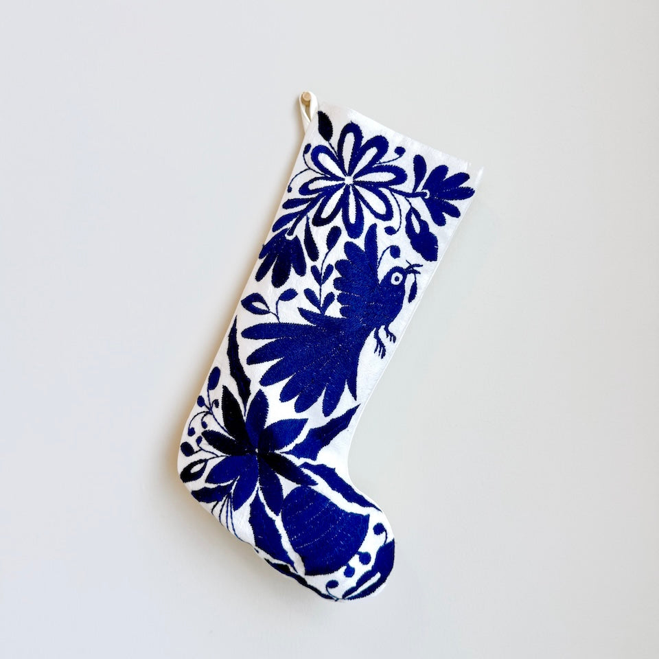 Royal Blue Otomi Holiday Stockings
