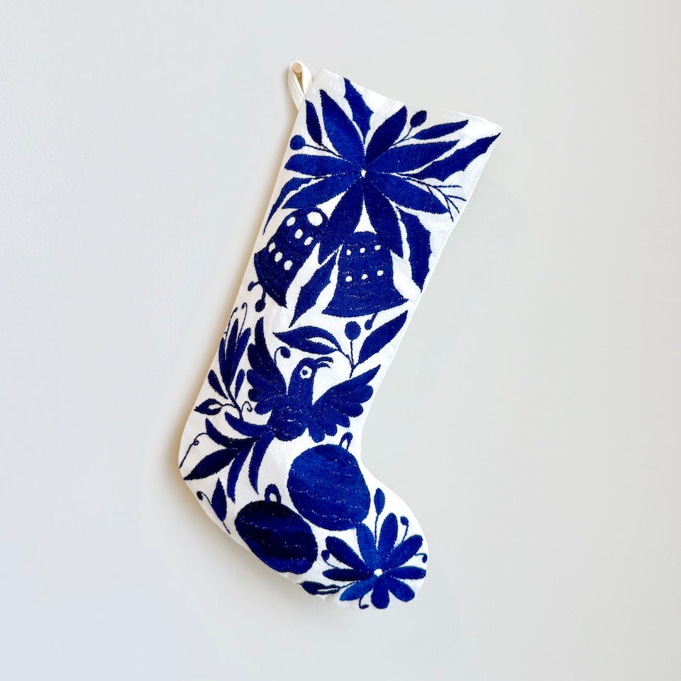 Royal Blue Otomi Holiday Stockings
