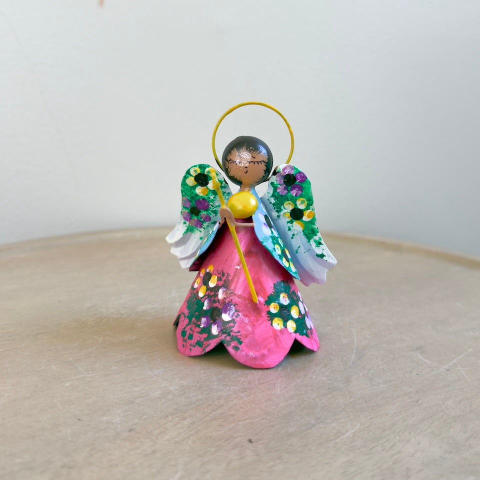 Colorful Tin Angels