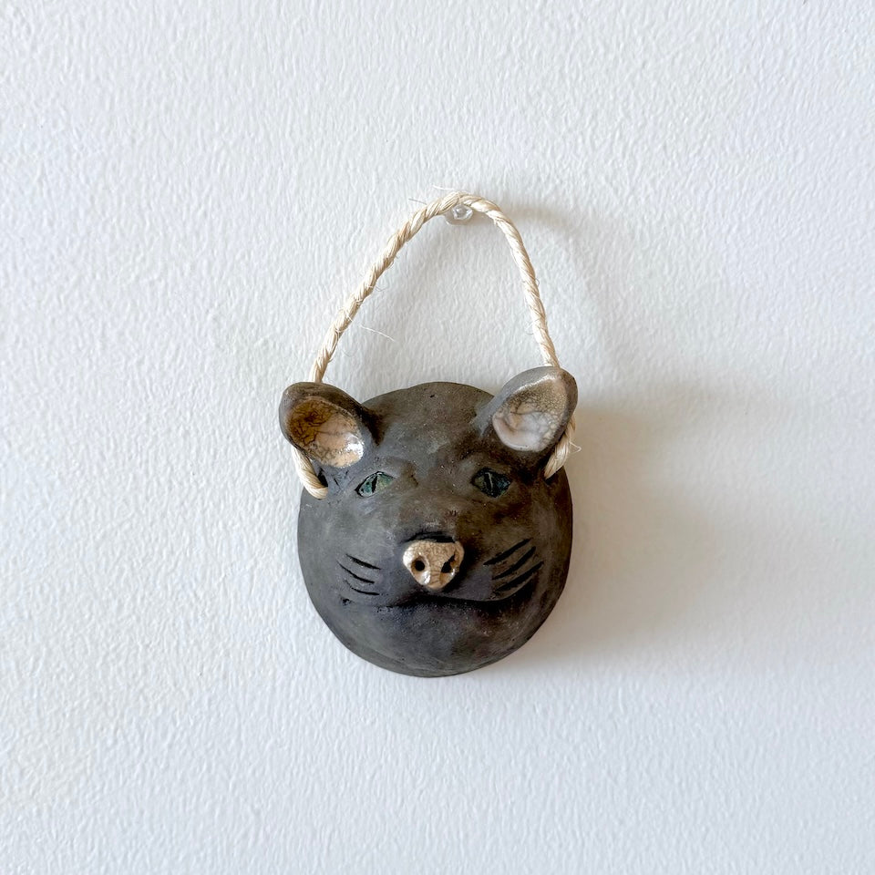 Small Animal Clay Mask Wall Decor