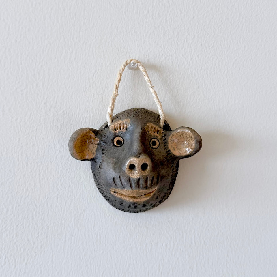 Small Animal Clay Mask Wall Decor