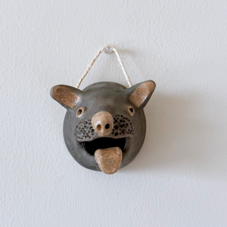 Small Animal Clay Mask Wall Decor
