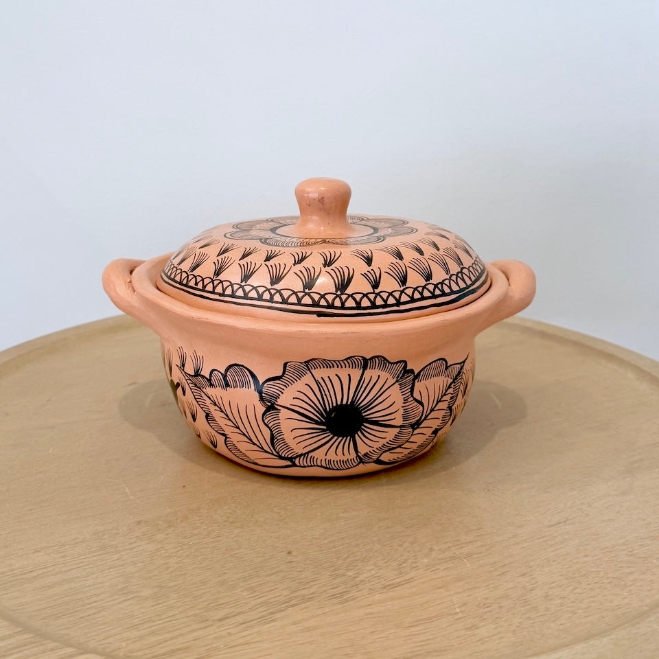 Light Brown Floral Casuelita