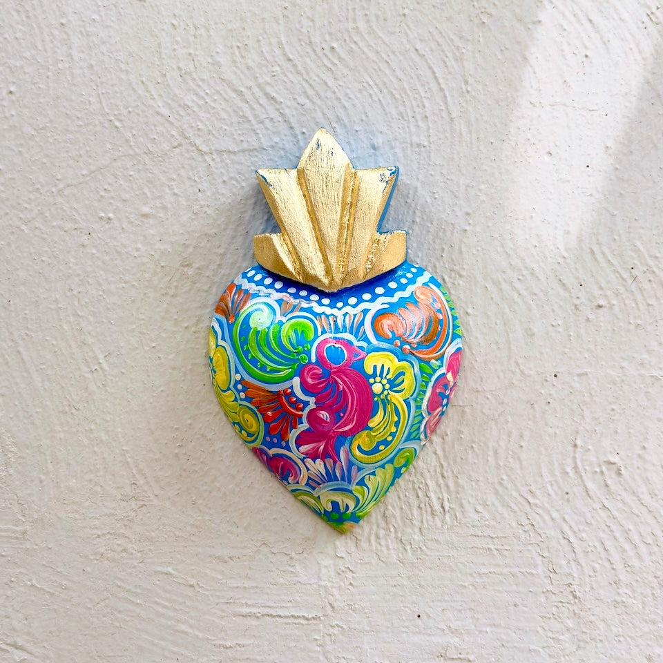 Medium Talavera Inspired Sacred Heart