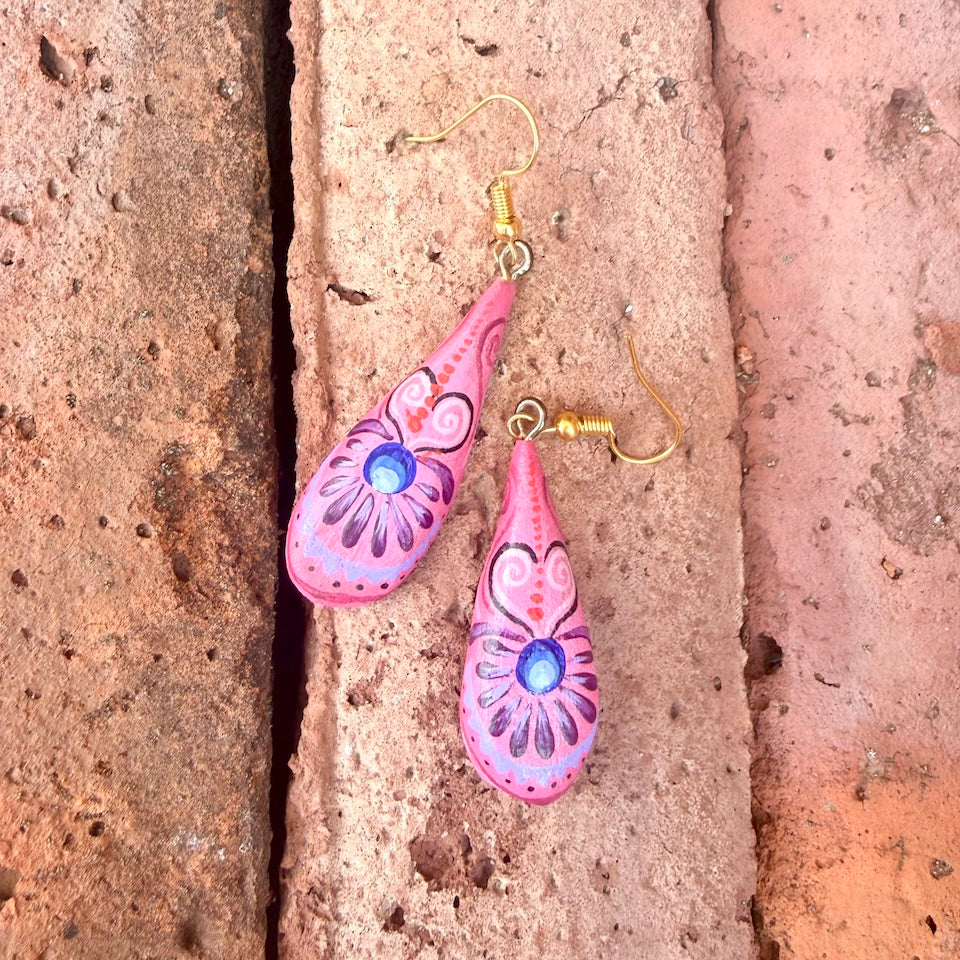 Tear Drop Alebrije Earrings