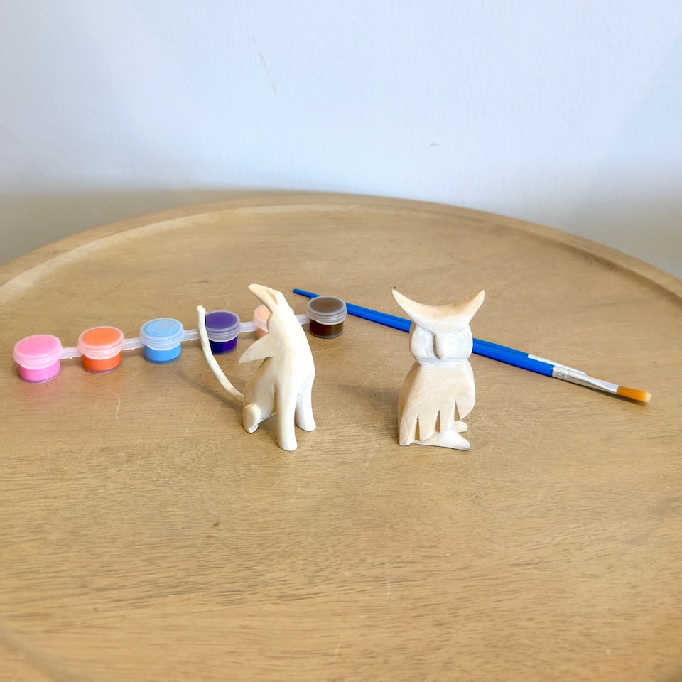 Set of Two Mini Paint your Own Alebrije