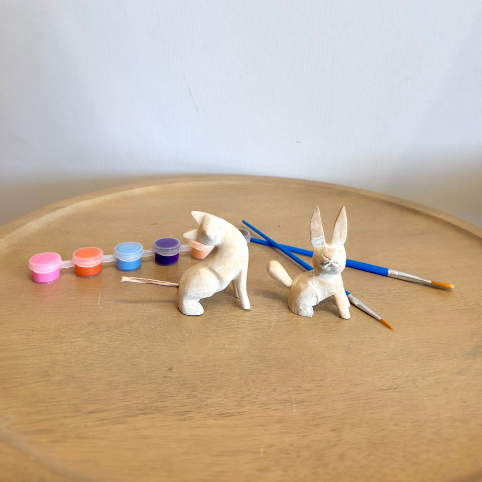 Set of Two Mini Paint your Own Alebrije