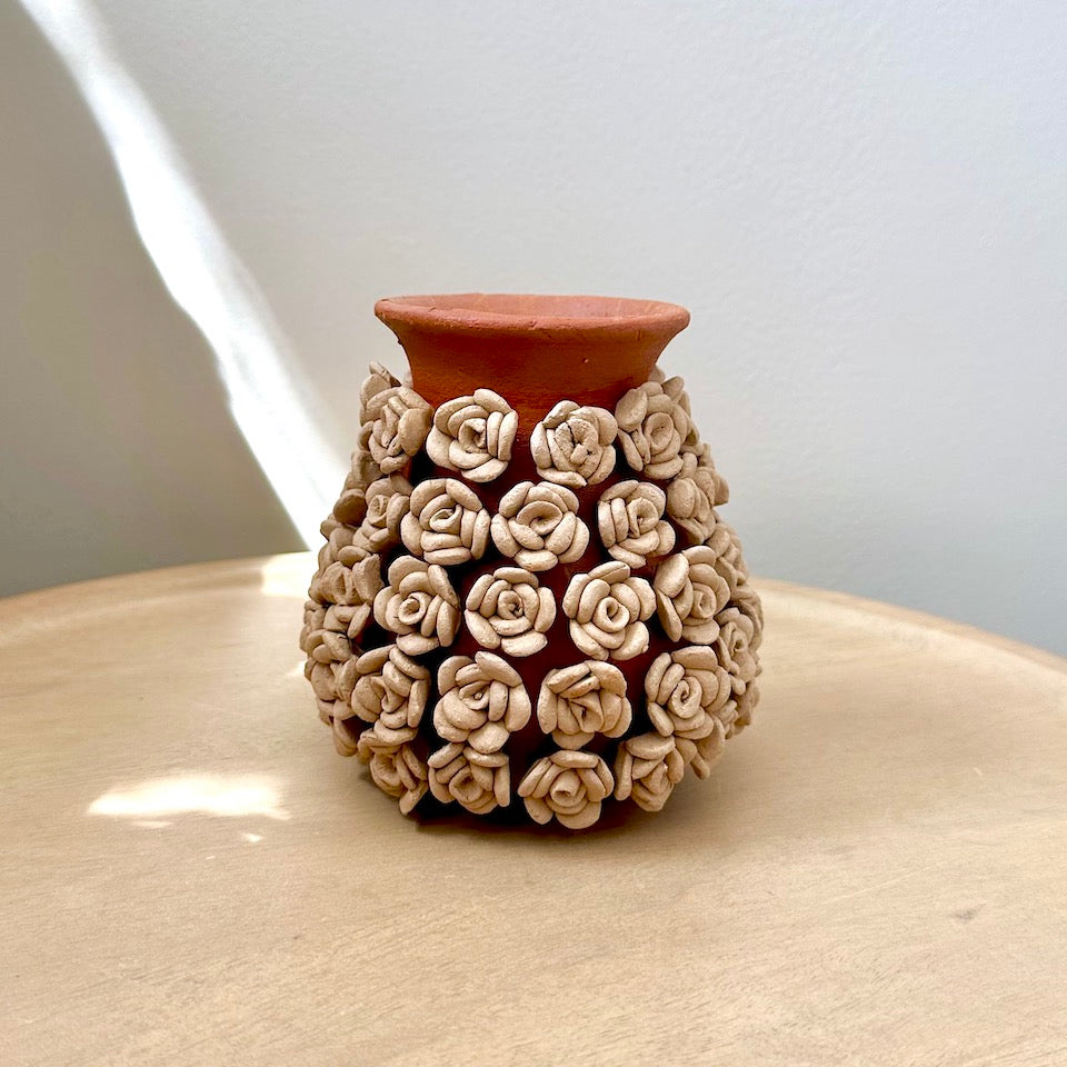 Mini Floral Vase - Roses