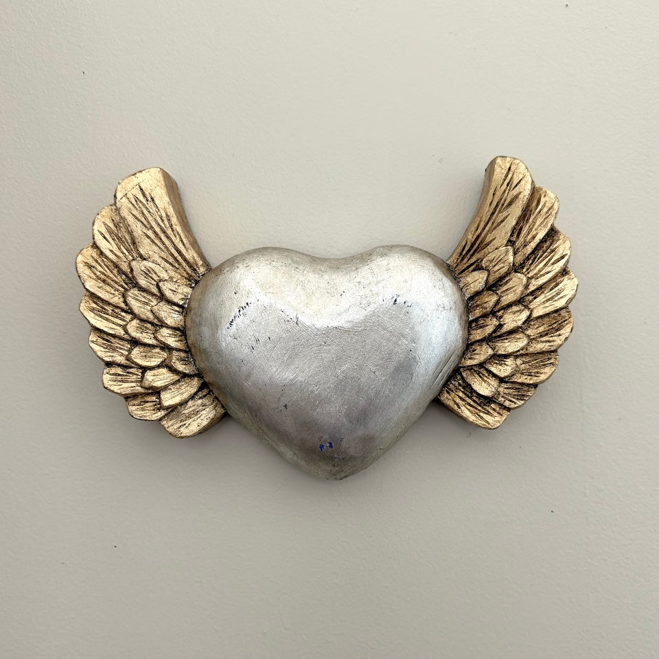 Large Chunky Heart with Wings