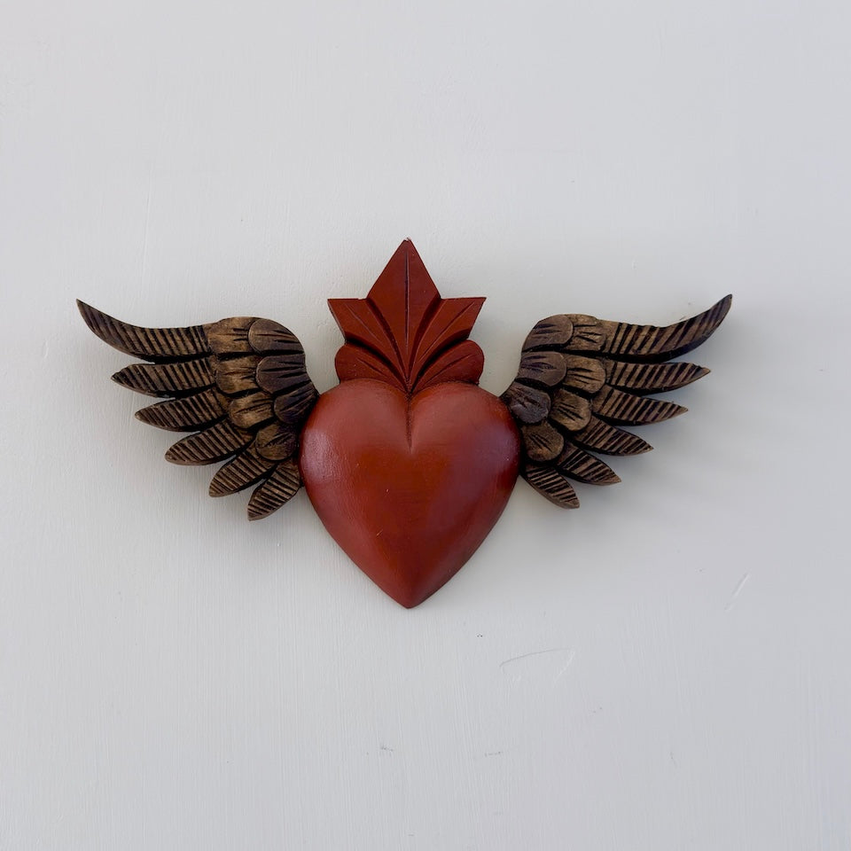 Corazon Sagrado with Open Wings