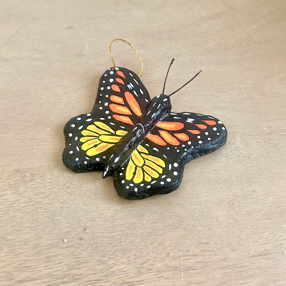 Monarch Butterfly Paper Mache