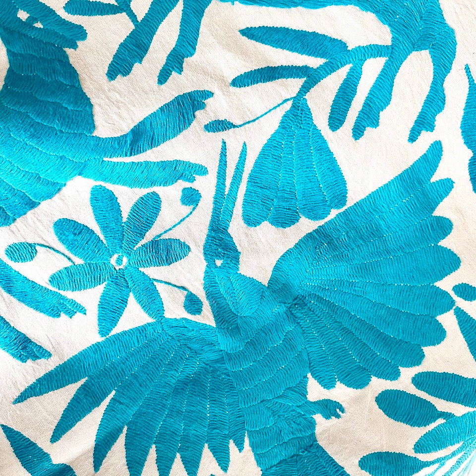 Blue Otomi Table Runner