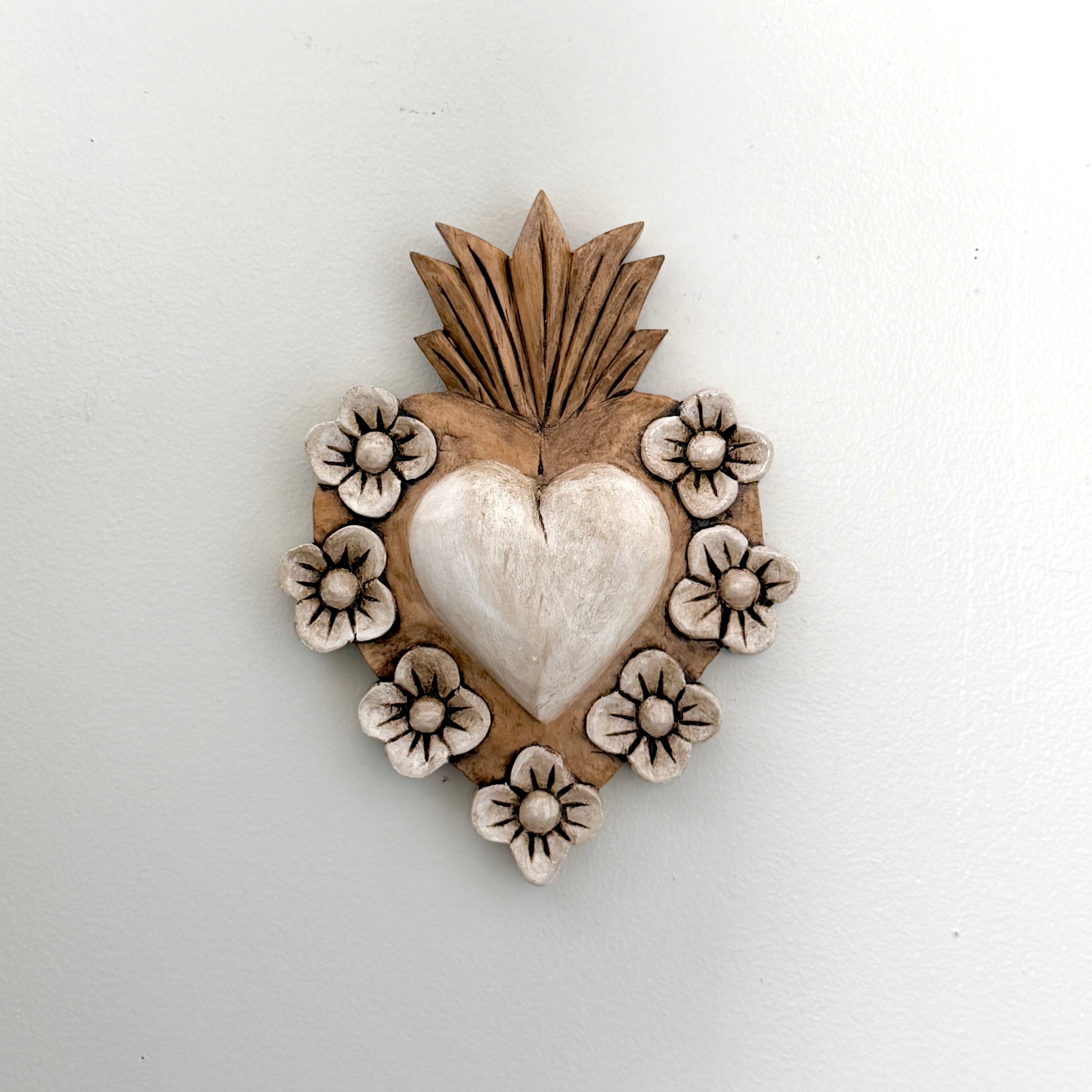 Floral Sacred Hearts