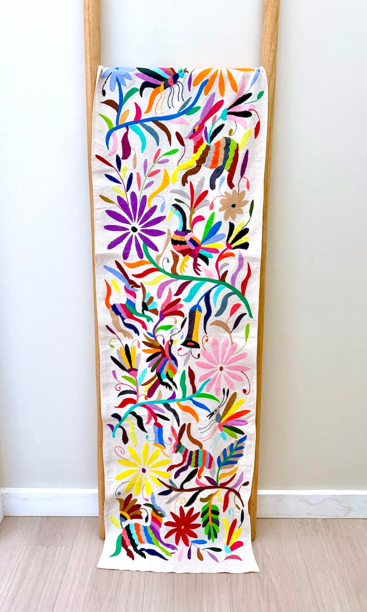 Traditional Multi Color Otomi Table Runners