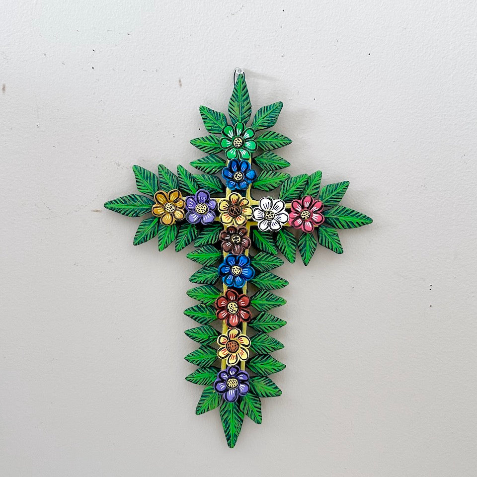 Colorful Clay Crosses