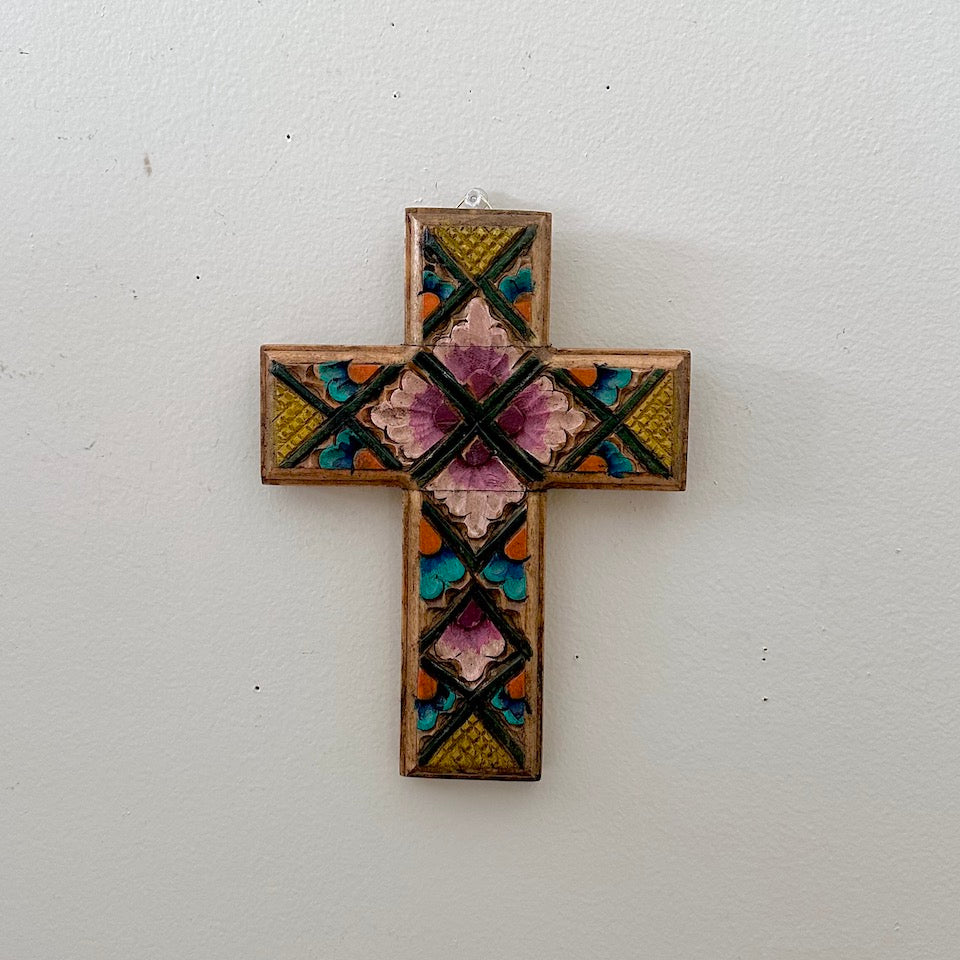 Hand-Carved Large Cross