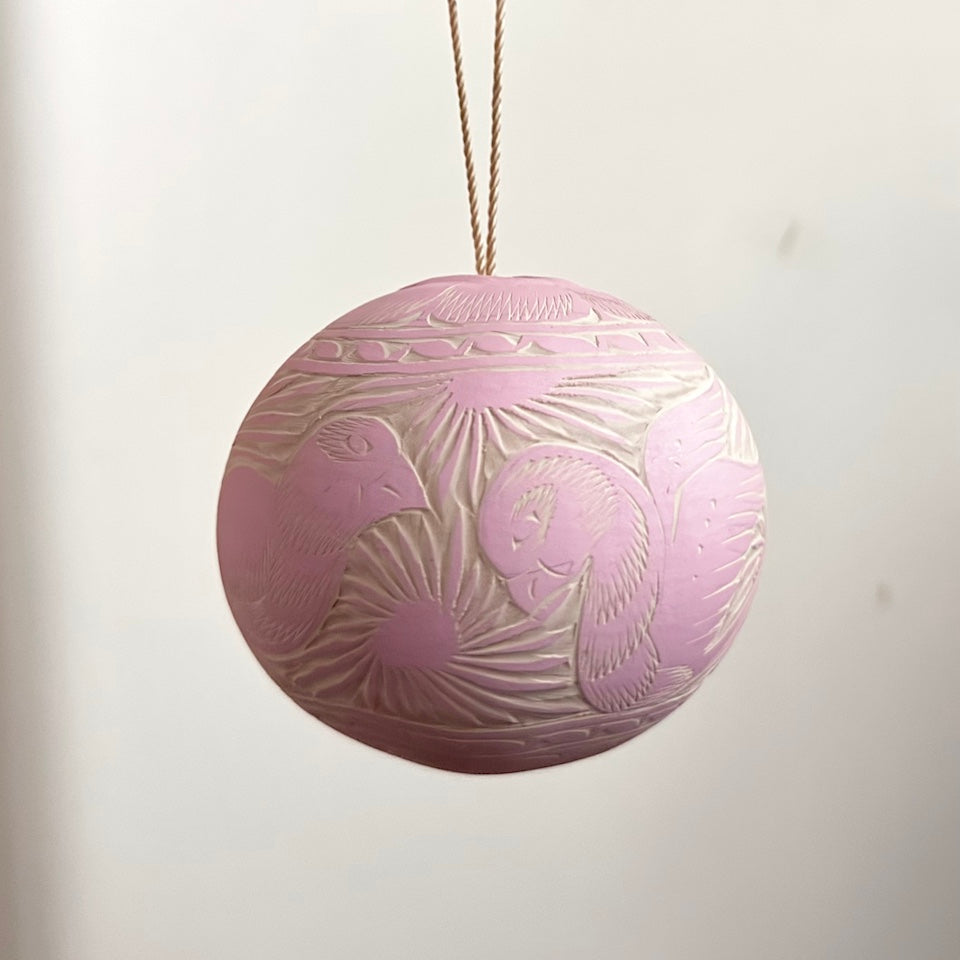Light Pink Jicara Holiday Ornament