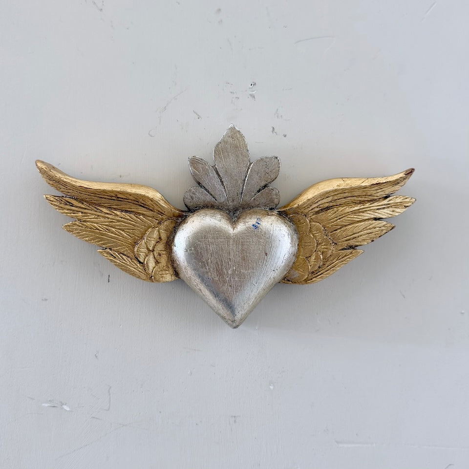 Small Sacred Heart with Wings