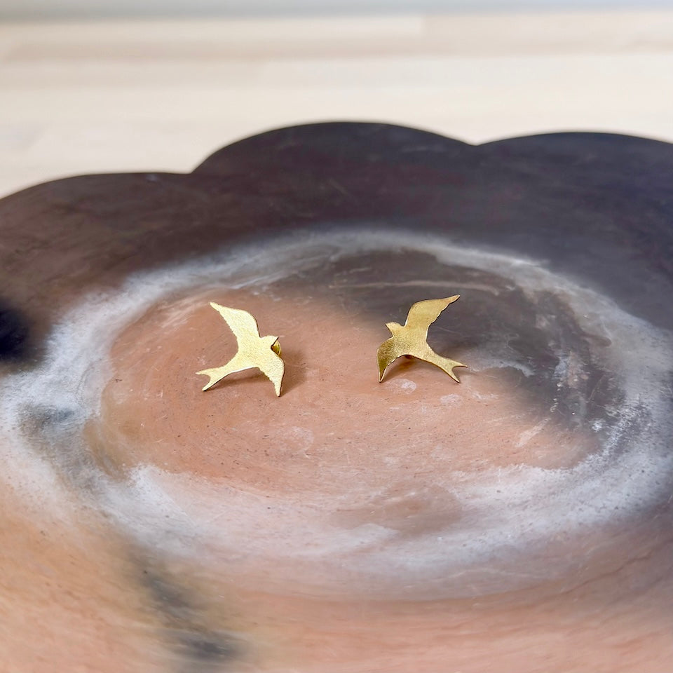 Golondrina Birds Stud Earrings