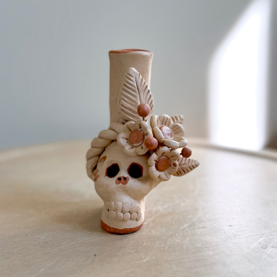 Small Calaverita Candle Holders