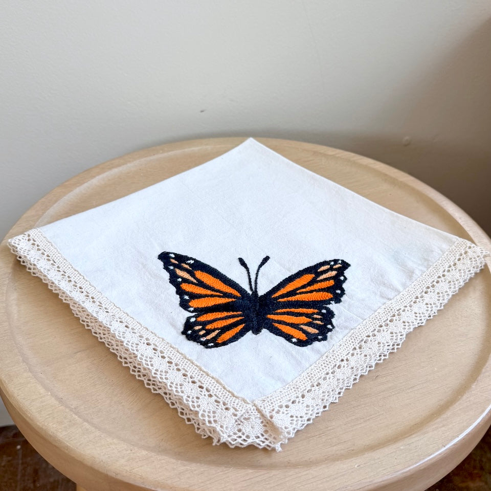 Monarch Butterflies Tenango Napkins