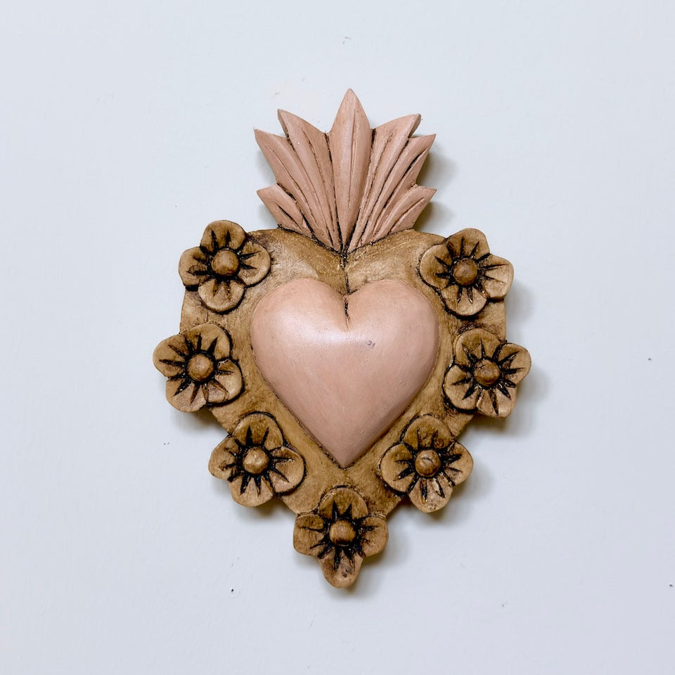 Floral Sacred Hearts