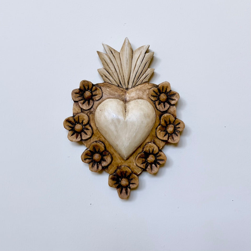 Floral Sacred Hearts