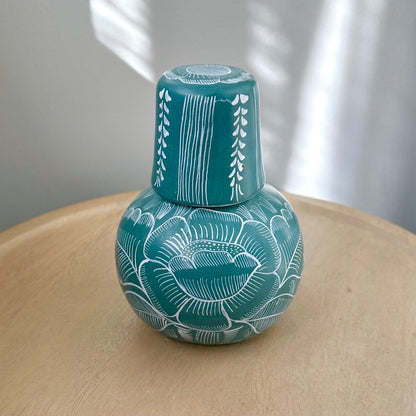 Mini Round Teal Huancinto Cantaritos