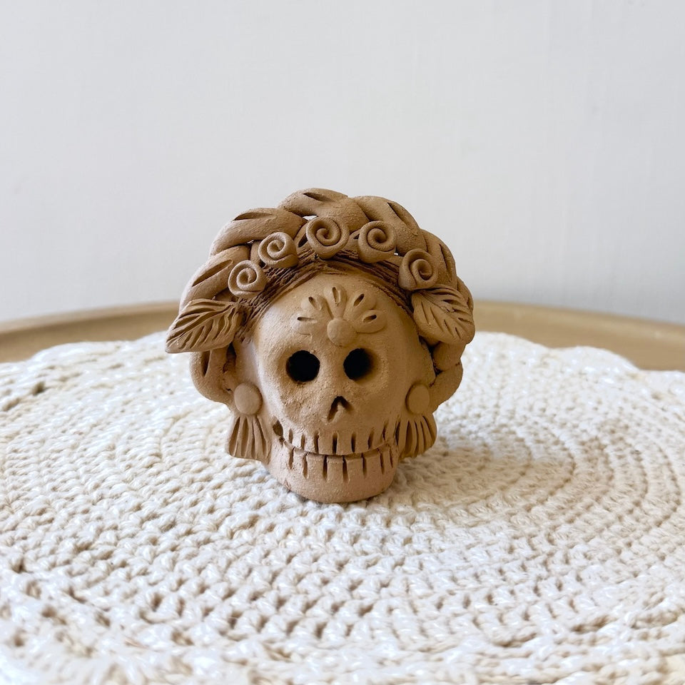 Small Natural Calaveritas Catrinas