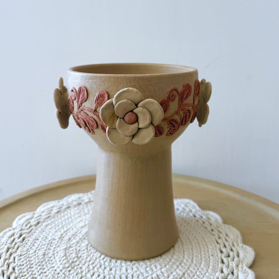 Natural Floral Copaleros with Roses