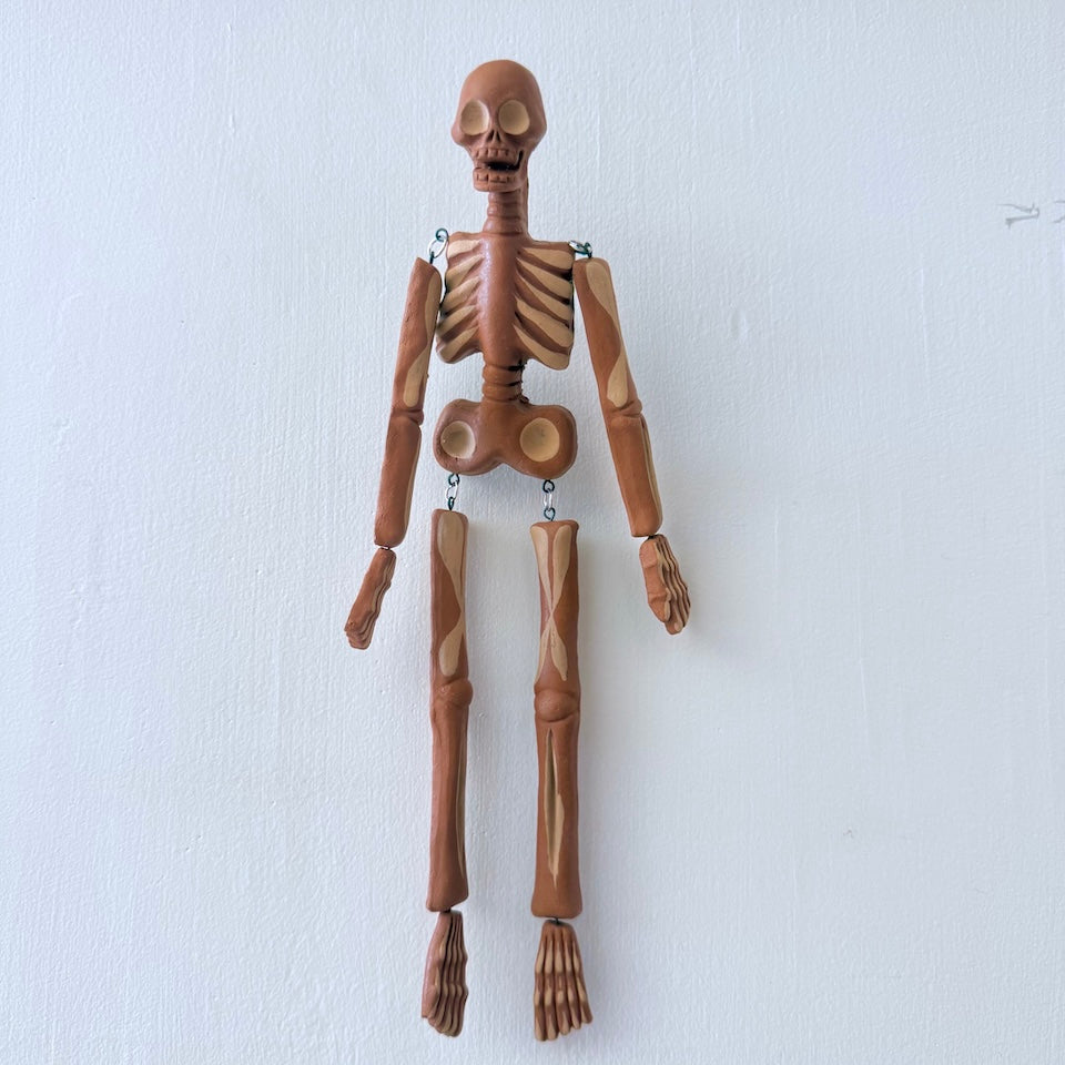 Small Two Tone Catrin Hanging Skeleton