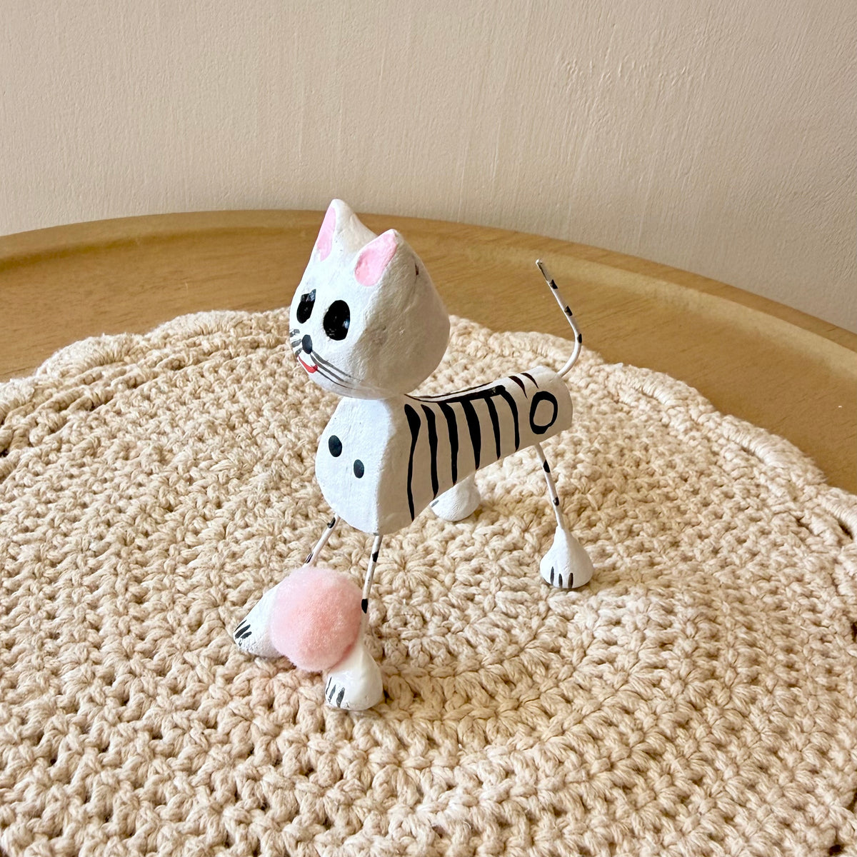 Small Clay Skeleton Cats