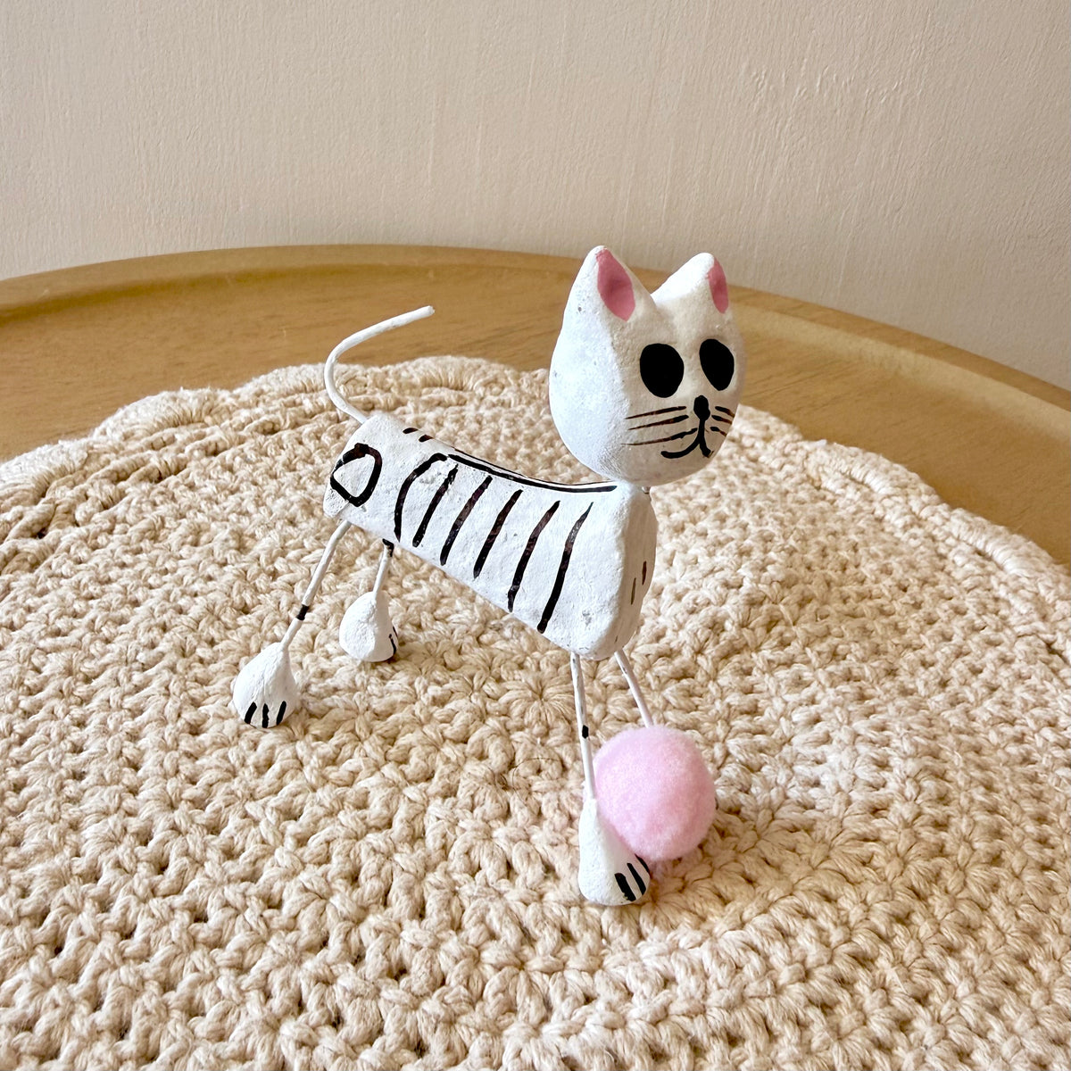Small Clay Skeleton Cats
