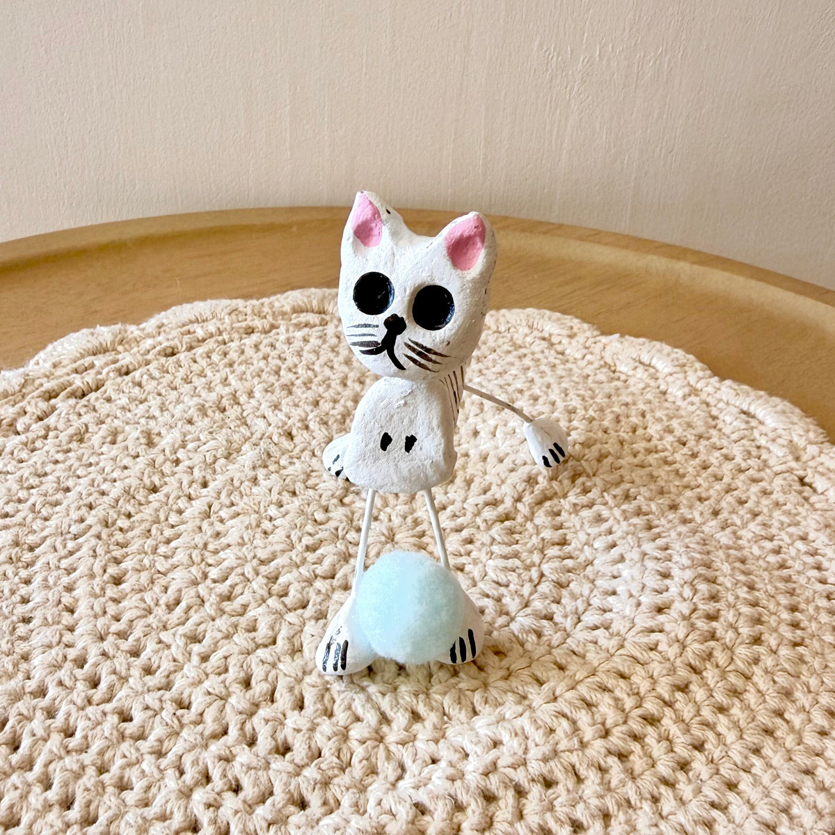 Small Clay Skeleton Cats