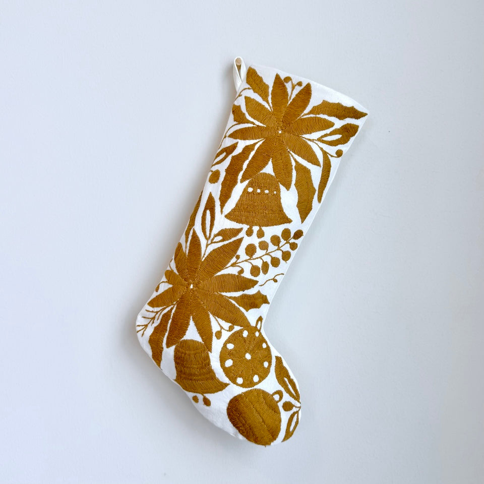 Gold Otomi Holiday Stockings