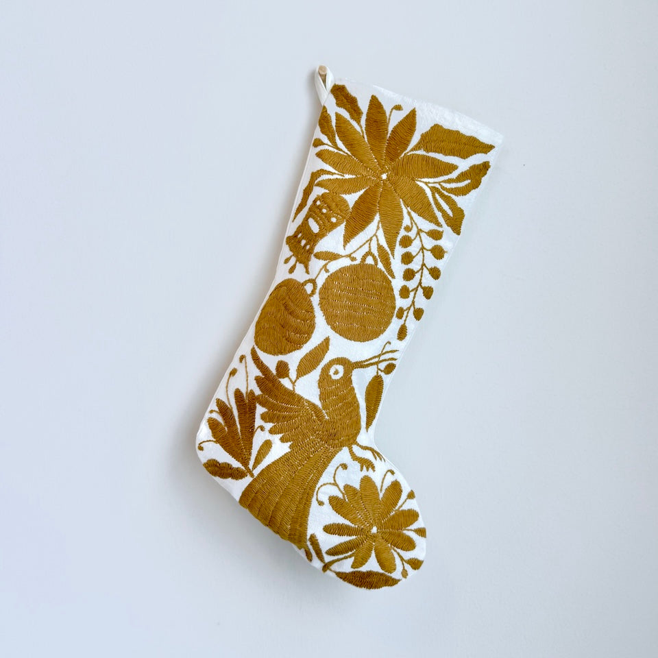 Gold Otomi Holiday Stockings