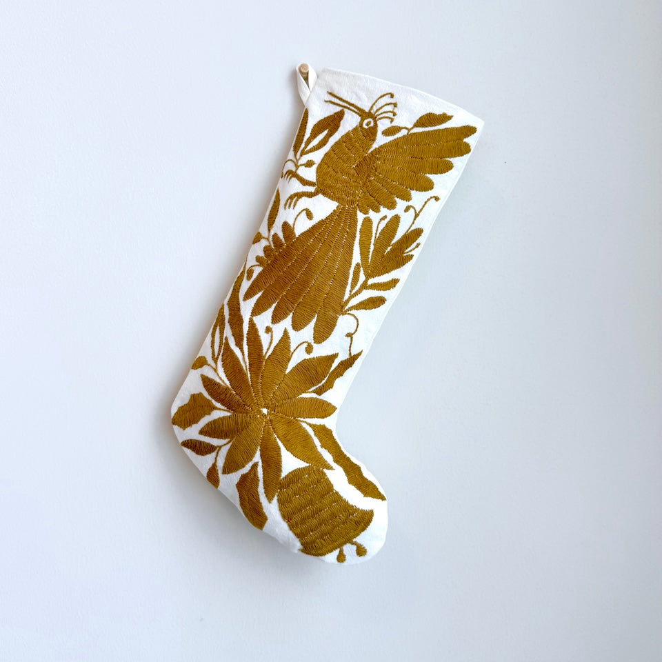 Gold Otomi Holiday Stockings
