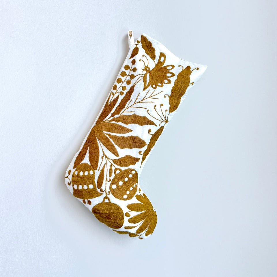 Gold Otomi Holiday Stockings